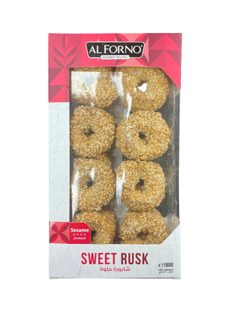 Al Forno Sweet Rusk With Sesame (190G) - Papaya Express